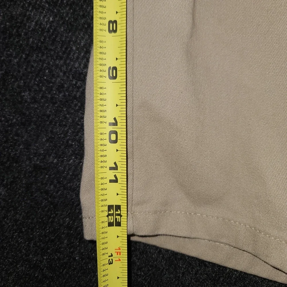 Genuine Dickies Men's Khaki Work Shorts Size 42 Flat Front 12.5